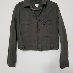 Classic Crop Army Jacket
